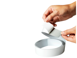 Support ferromagnétique en ruban 