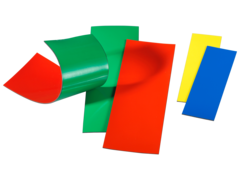 Plaquettes magnétiques des deux côtés bicolores