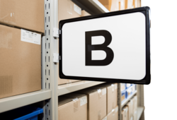 Schildhalterung mit Magnet