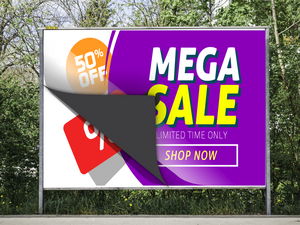 Flexibel mit Plakaten werben