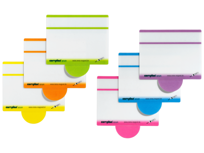 Magnetische Kanban Karten