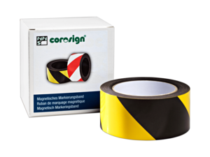 Magnetisch haftende Markierung