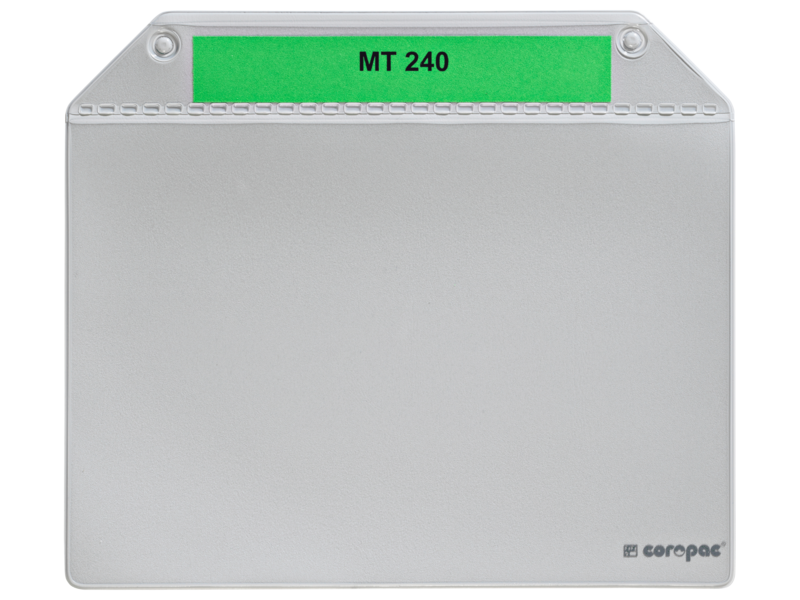 Porte document avec ruban magnétique